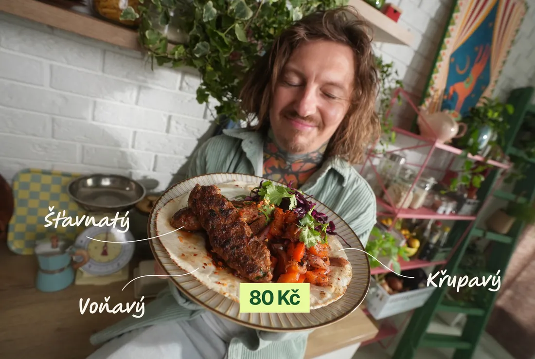 Domácí kebab od Přemka za 80 Kč