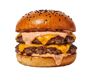 Triple smash burger