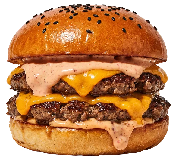 Triple smash burger