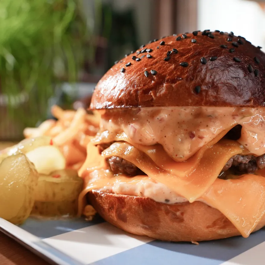 Triple Smash Burger